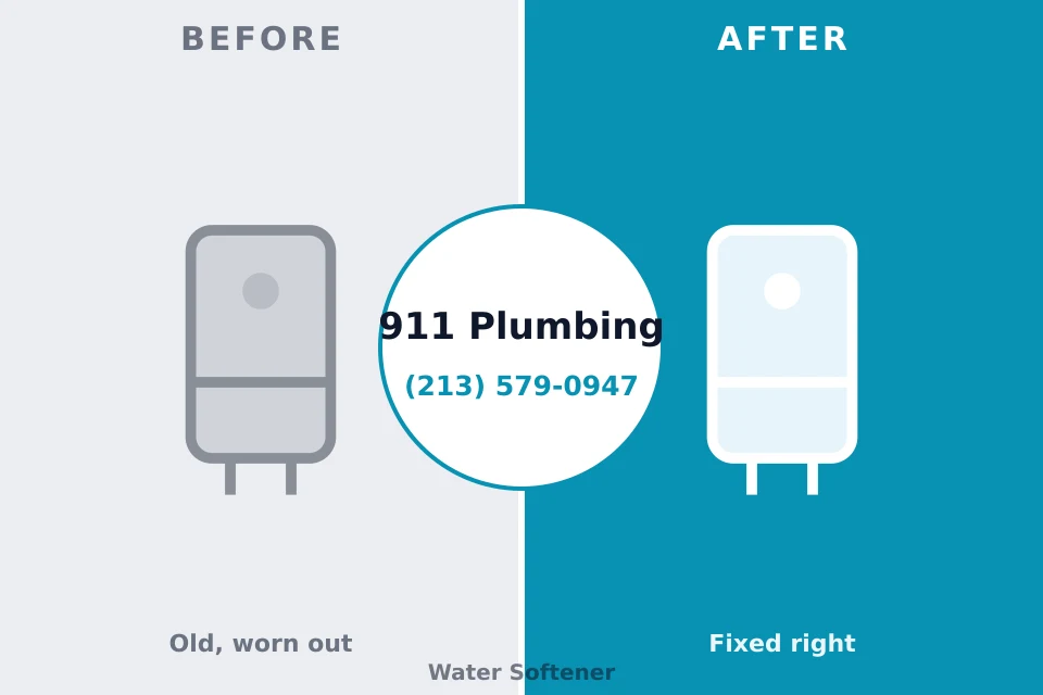 Before and after: plumbing repair Woodville, WI